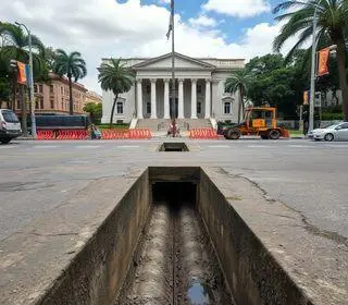 interdição rua Dom João VI