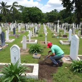 manutenção cemitérios municipais