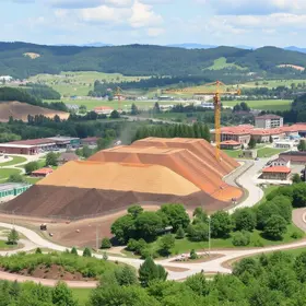 obras do novo aterro municipal