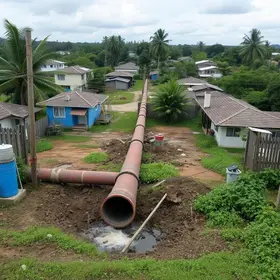 Ageman notifica Águas de Manaus após rompimento de tubulação