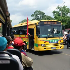 paralisação de ônibus em Manaus