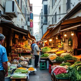 rua gastronômica