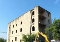 demolição de estruturas irregulares