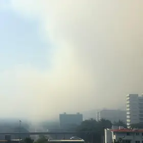 fumaça das queimadas