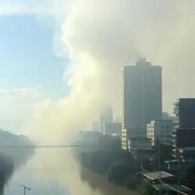 fumaça em Manaus