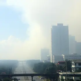 fumaça em Manaus