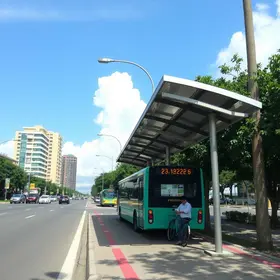 ampliação de pontos de ônibus