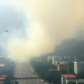 fumaça em Manaus