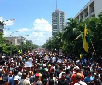 ato de Flávio Bolsonaro em Manaus